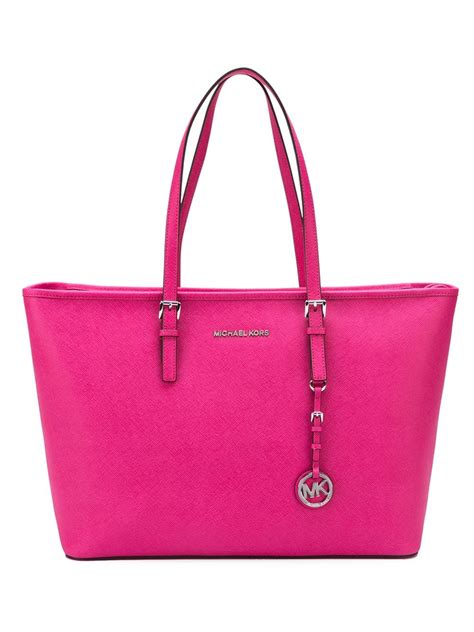 michael kors pink purse jet set|michael kors outlet jet set.